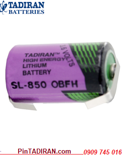 Tadiran SL-850; Pin nuôi nguồn PLC Tadiran SL-850 lithium 3.6v 1/2AA 1200mAh _Made in Israel